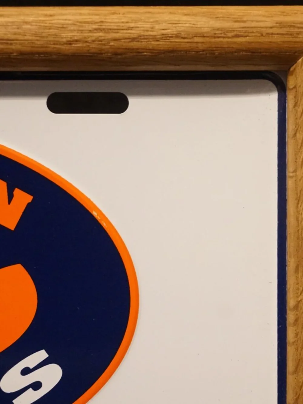 Auburn Tigers License Plate Clock NCAA Officially Licensed